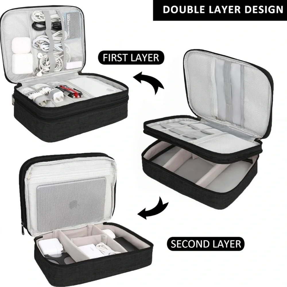 Electronic Organizer Travel Cable Organizer